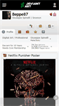 Mobile Screenshot of beppe87.deviantart.com