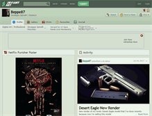 Tablet Screenshot of beppe87.deviantart.com