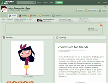 Tablet Screenshot of natyphineasferbfan.deviantart.com