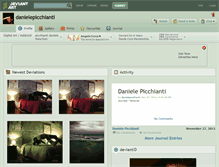 Tablet Screenshot of danielepicchianti.deviantart.com