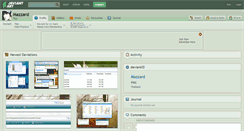 Desktop Screenshot of mazzard.deviantart.com