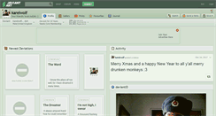 Desktop Screenshot of karelwolf.deviantart.com