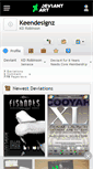 Mobile Screenshot of keendesignz.deviantart.com