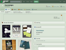 Tablet Screenshot of keendesignz.deviantart.com
