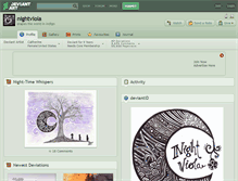 Tablet Screenshot of nightviola.deviantart.com