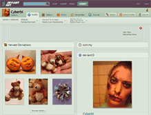 Tablet Screenshot of cyberbi.deviantart.com