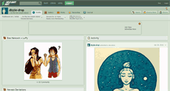 Desktop Screenshot of dizzle-drop.deviantart.com