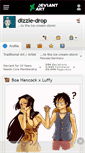 Mobile Screenshot of dizzle-drop.deviantart.com