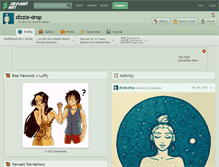 Tablet Screenshot of dizzle-drop.deviantart.com