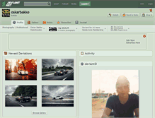 Tablet Screenshot of oskarbakke.deviantart.com