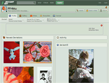 Tablet Screenshot of ffrikku.deviantart.com