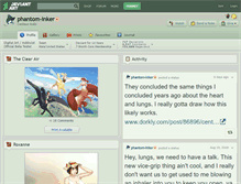 Tablet Screenshot of phantom-inker.deviantart.com