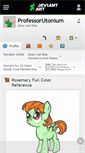 Mobile Screenshot of professorutonium.deviantart.com