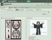 Tablet Screenshot of jedimarajade2.deviantart.com