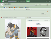 Tablet Screenshot of oludayonba.deviantart.com