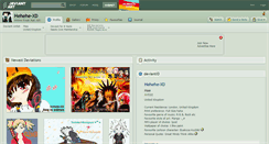 Desktop Screenshot of hehehe-xd.deviantart.com