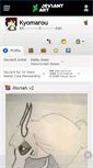 Mobile Screenshot of kyomarou.deviantart.com