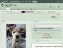 Tablet Screenshot of bugsyandhawkeye.deviantart.com