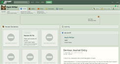 Desktop Screenshot of hack-writer.deviantart.com