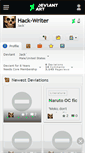 Mobile Screenshot of hack-writer.deviantart.com