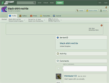 Tablet Screenshot of black-shirt-red-tie.deviantart.com