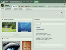 Tablet Screenshot of chroso.deviantart.com