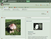 Tablet Screenshot of lianamoore.deviantart.com