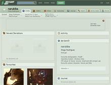 Tablet Screenshot of narukiba.deviantart.com