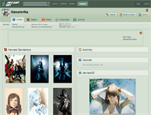 Tablet Screenshot of masune4ka.deviantart.com