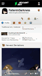 Mobile Screenshot of fallenindarkness.deviantart.com