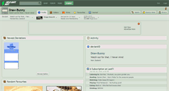 Desktop Screenshot of draw-bunny.deviantart.com