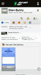 Mobile Screenshot of draw-bunny.deviantart.com