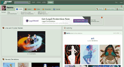Desktop Screenshot of naomo.deviantart.com