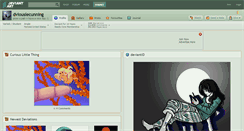 Desktop Screenshot of dviouslecunning.deviantart.com