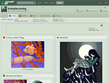 Tablet Screenshot of dviouslecunning.deviantart.com
