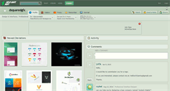 Desktop Screenshot of dsquaredgfx.deviantart.com