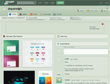 Tablet Screenshot of dsquaredgfx.deviantart.com