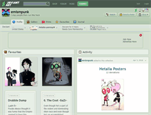 Tablet Screenshot of emismpunk.deviantart.com
