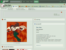 Tablet Screenshot of ilse-chan.deviantart.com