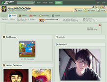 Tablet Screenshot of mixedmilkchocolate.deviantart.com