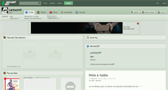 Desktop Screenshot of cartoonw.deviantart.com