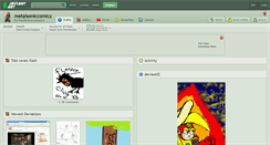 Desktop Screenshot of metalsoniccomicz.deviantart.com