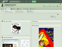 Tablet Screenshot of metalsoniccomicz.deviantart.com