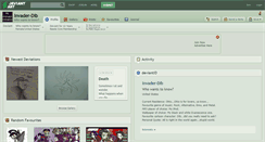 Desktop Screenshot of invader-dib.deviantart.com