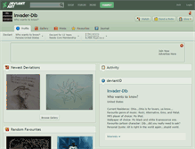 Tablet Screenshot of invader-dib.deviantart.com