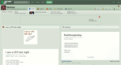 Desktop Screenshot of hawkysu.deviantart.com