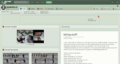 Desktop Screenshot of medanite-m.deviantart.com