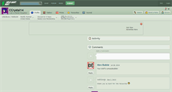 Desktop Screenshot of ccrystal14.deviantart.com