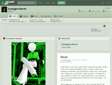 Tablet Screenshot of kumagoro4ever.deviantart.com