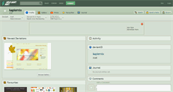 Desktop Screenshot of kapiernix.deviantart.com